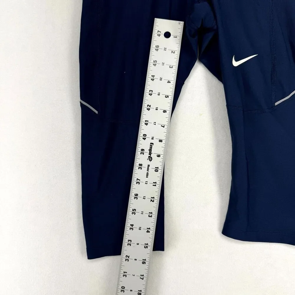 Nike Dri-Fit Workout Capri‎ Navy Legging Womens Size S